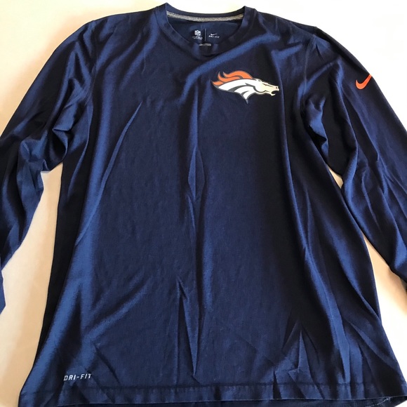 denver broncos nike long sleeve shirt